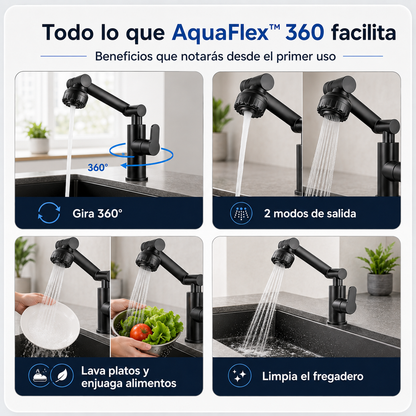 AquaFlex™360 | El grifo que transforma tu cocina en segundos
